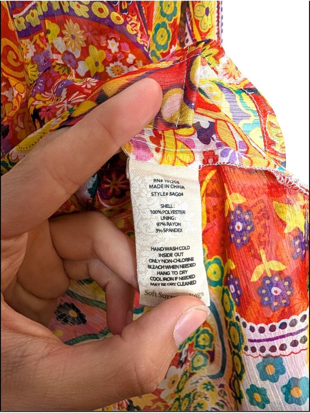 Soft Surroundings Sheer Blouse - Picture 4 of 6